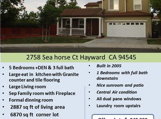 2758 Sea Horse Ct, Hayward, CA 94545