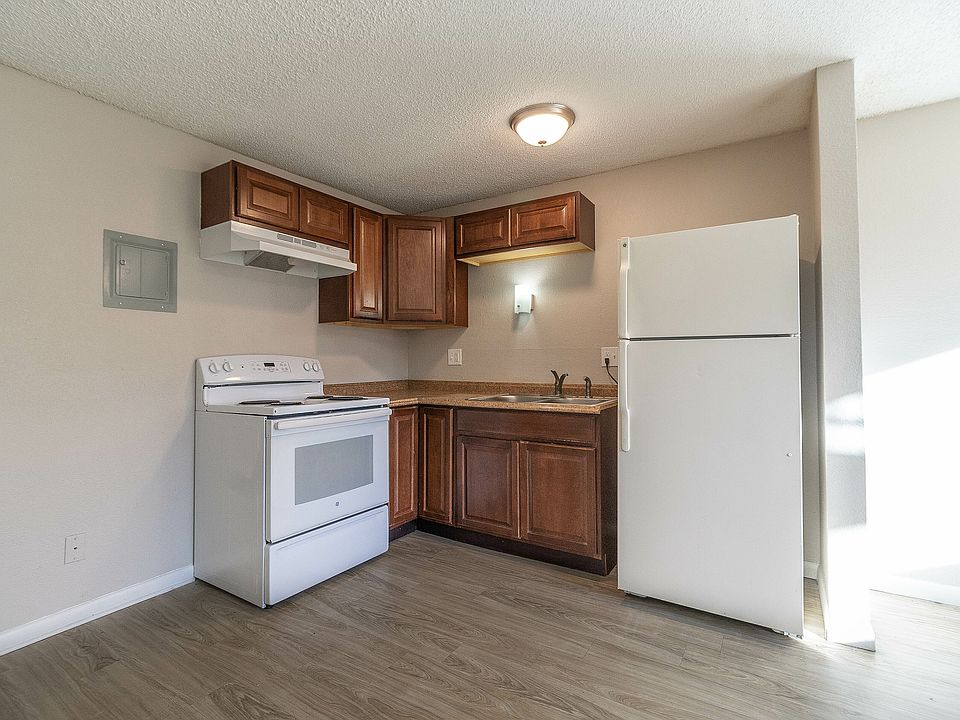 Bright and airy kitchen featuring sleek appliances, warm wooden cabinets, and modern flooring.