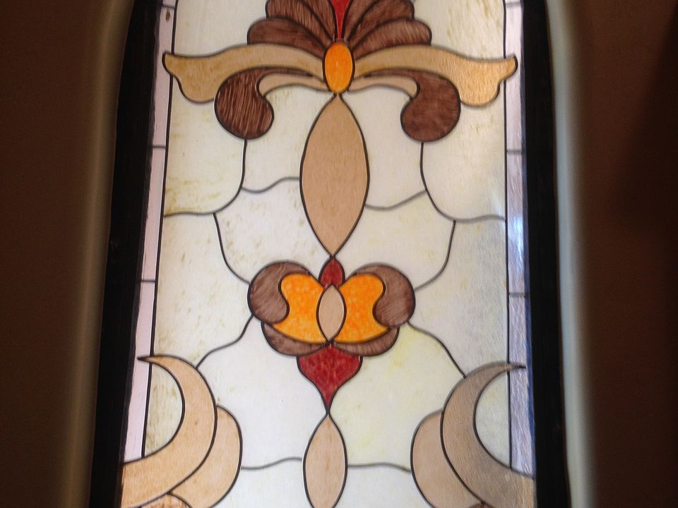Stained Glass in Laundry RM