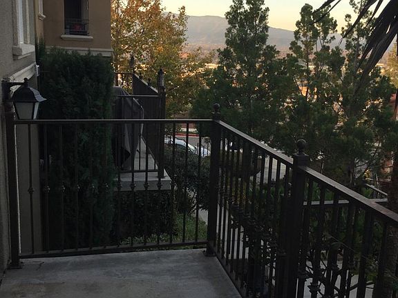Private patio with view of the valley