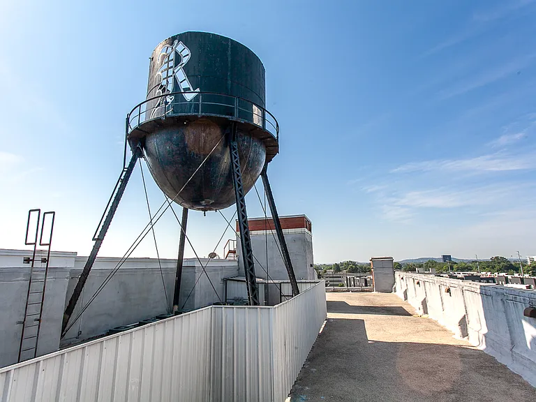 Rooftop with the Reynolds Water Tower.