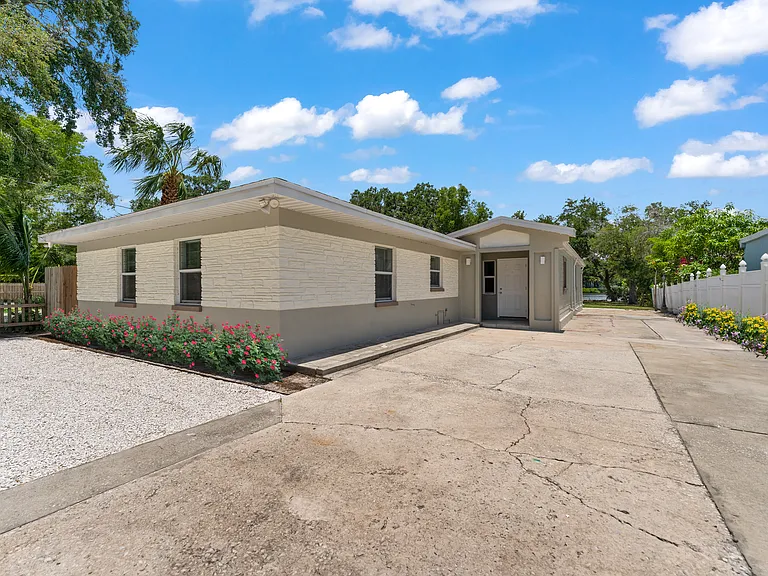 Front of house with off street parking
