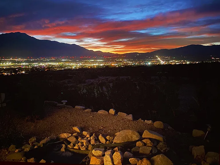 Sunset views from house