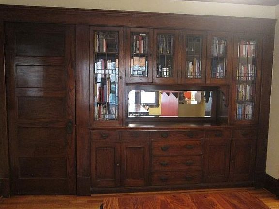 Gorgeous original built in buffet and cabinetry.  Plus extra closet space.
