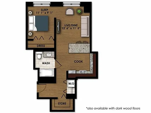 Floor plan E220