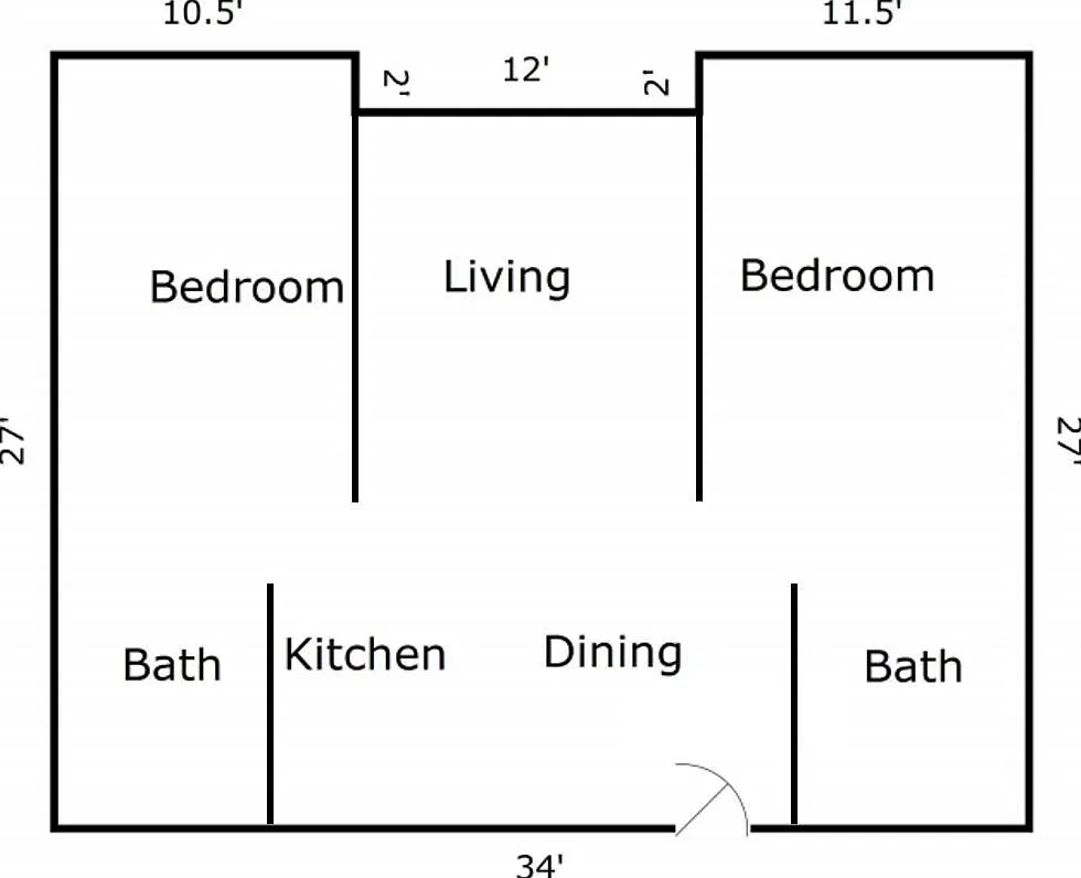1 bed, 600 sqft, $1,800 — Photo 2