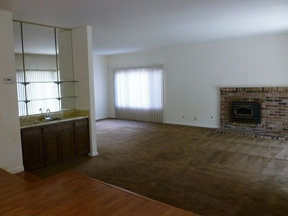 Family room with fireplace