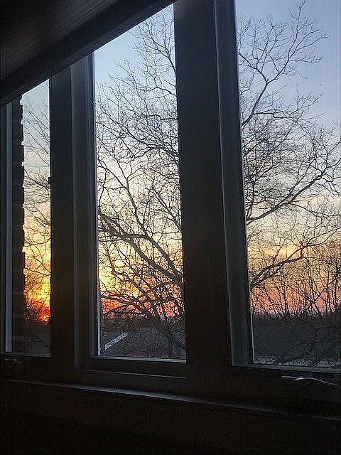 Sunset from Living Room 