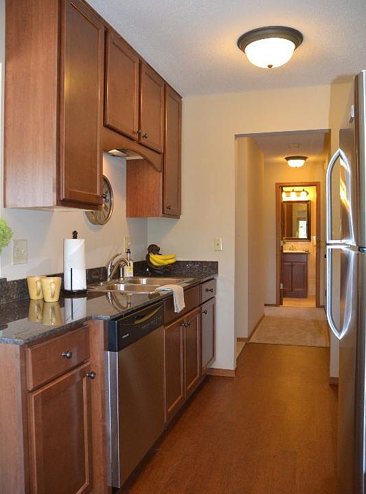 Additional kitchen view - all stainless steel appliances