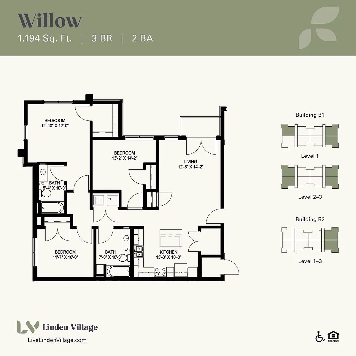 Floor plan Willow