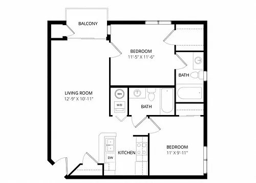 Floor plan Energy B3