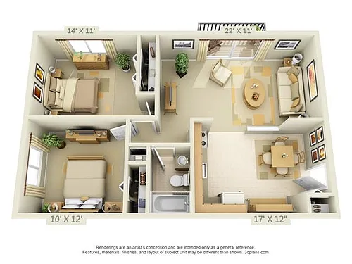 Floor plan Style C