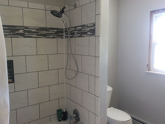 Custom tiled shower/tub