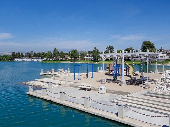 kids playground on the lake