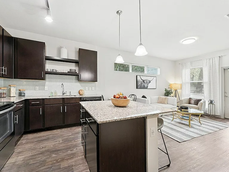 Open concept kitchen