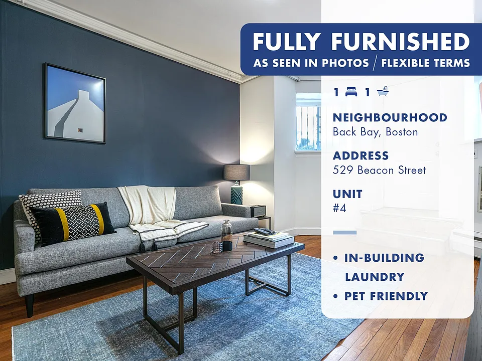 529 Beacon Street, Apt 4, Boston