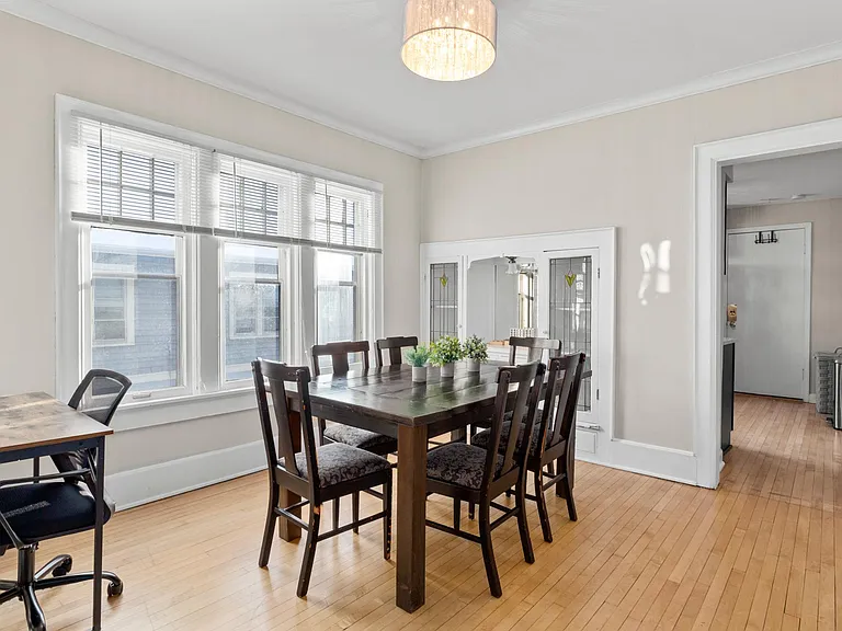 Dining Room with Build-In Cabinets