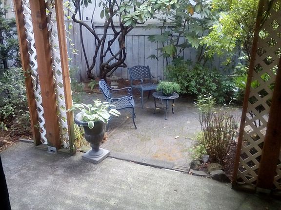 Lower patio