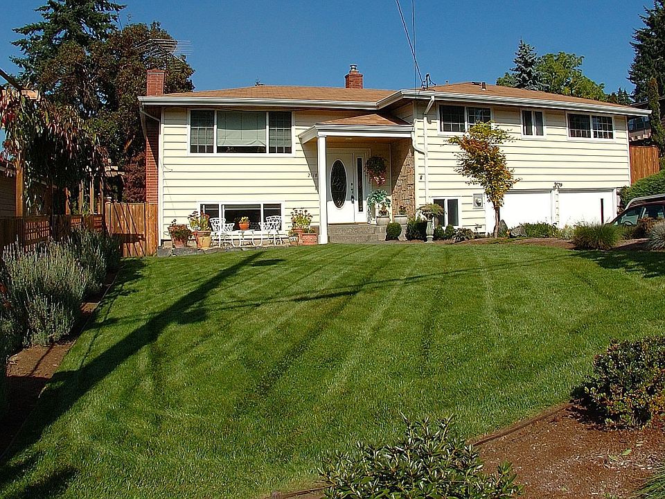 Landscaped front yard