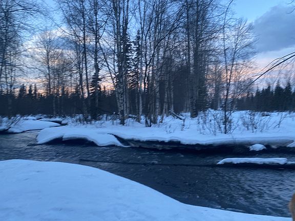 Chester creek in winter