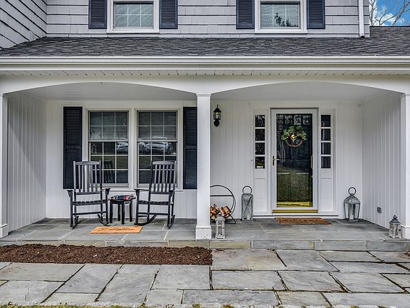Inviting front porch