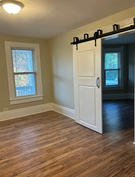 From living room looking into office/additional main floor bedroom