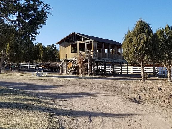 Home that was started by previous owners that was never completed. We have used it for an area to eat when entertaining friend who come to camp