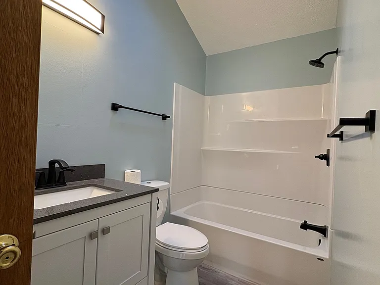 Bath complete new remodel with Skylight
