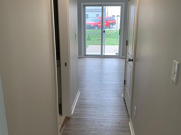 Hallway to back Patio door.