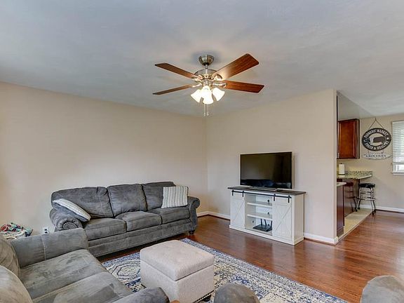 Beautifully refinished hardwood floors.