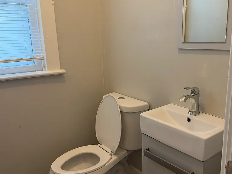 Half bath off kitchen