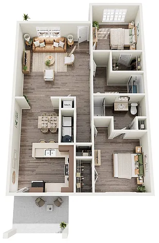 Floor plan The Redbud