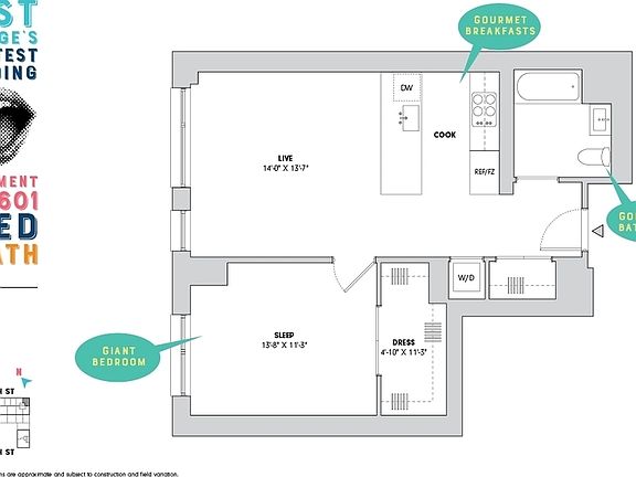 2nd image of 510 E 14th St APT 501