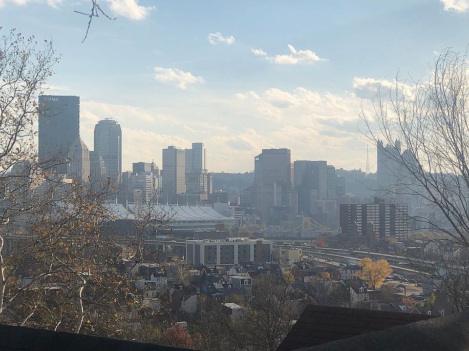 Downtown view from window.