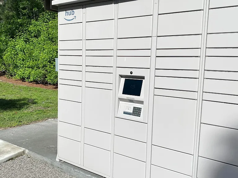 Package deliveries are made effortless with our package lockers. Access and retrieve packages 24-hours a day!