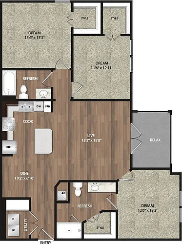 Floor plan C1