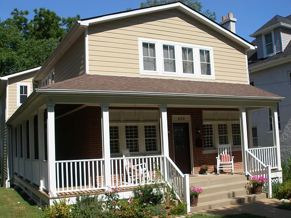 Wrap around front porch.