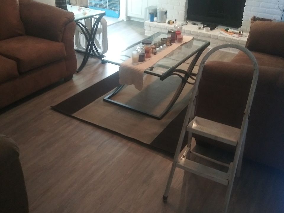 Wood burning fireplace