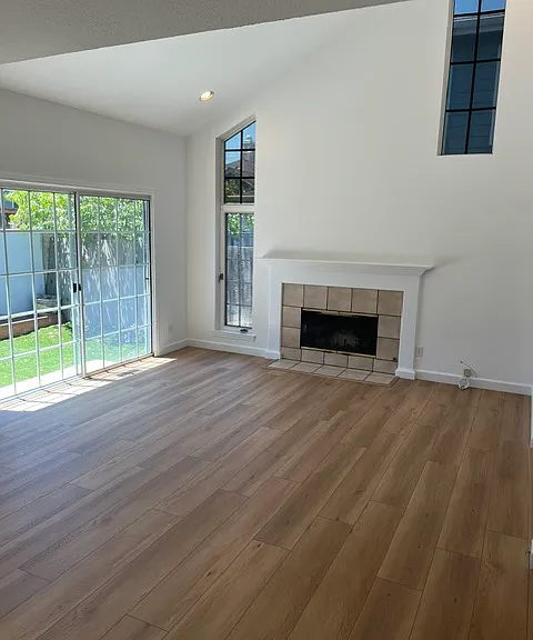 Living Room/Dining Room With New Floors