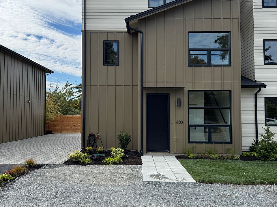 Exterior View. Front Door and parking.
