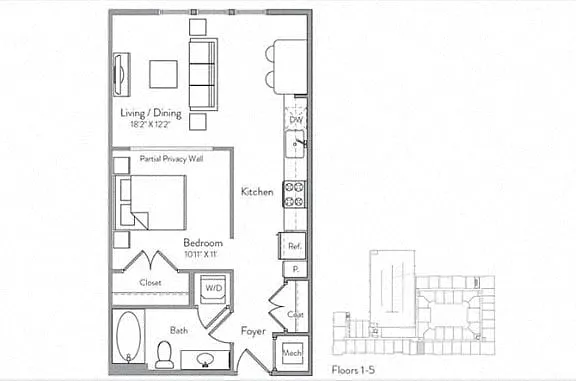 Floor plan S1C
