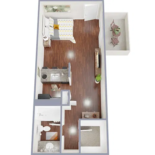 Floor plan E1 0/1