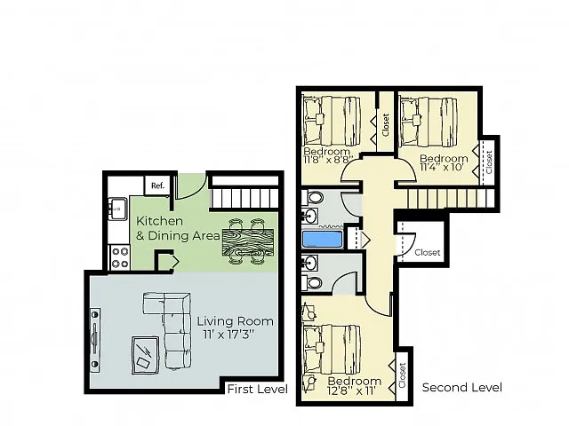 Floor plan 3 Bedroom