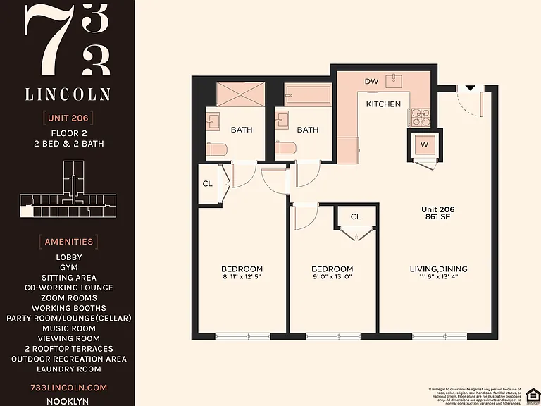 733 Lincoln Pl #1206 — Photo 2