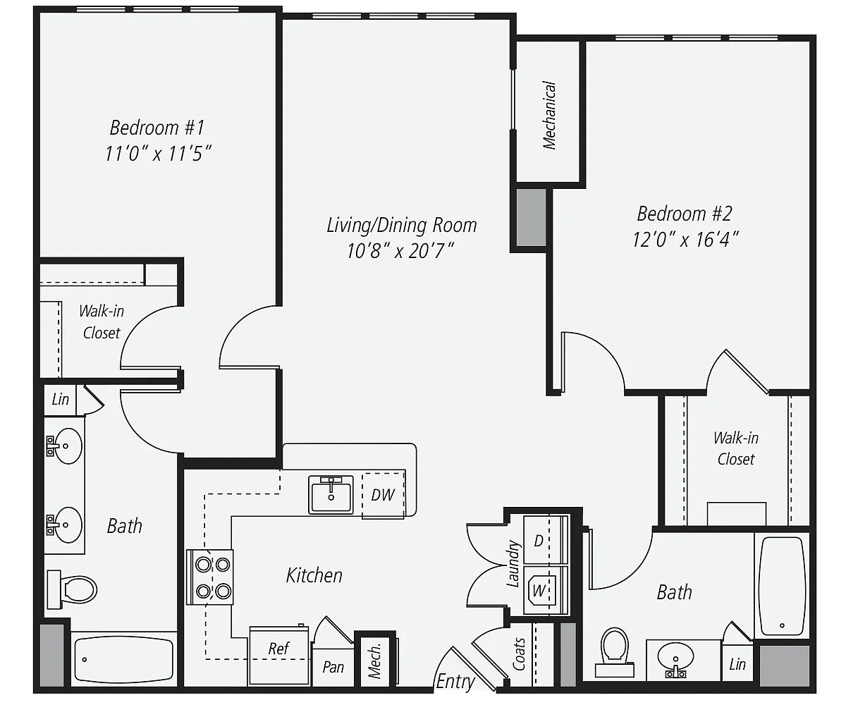 Floor plan B2b-1174