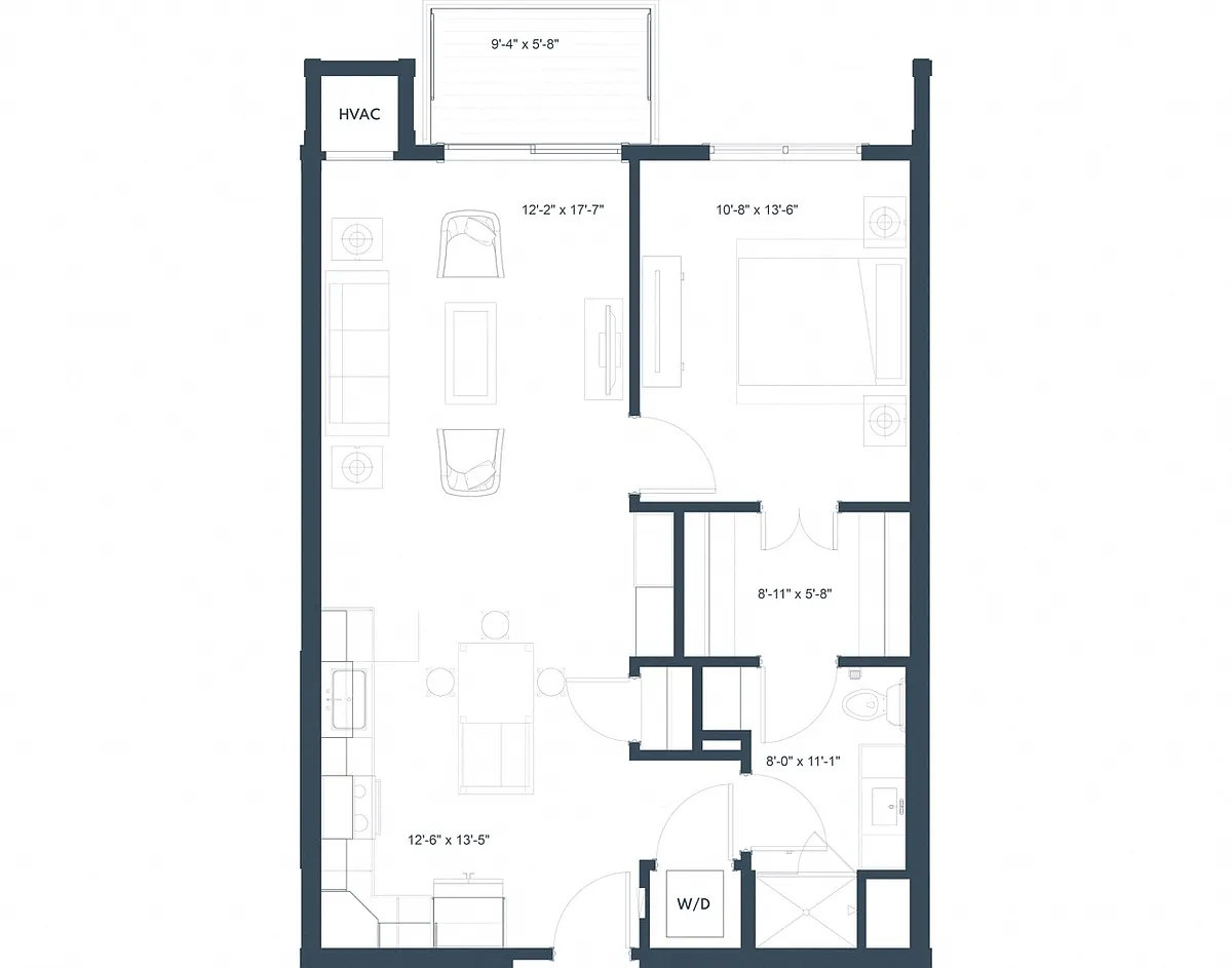 Floor plan Port (North Building)