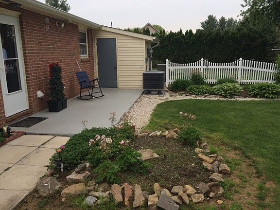 Back Patio and Shed