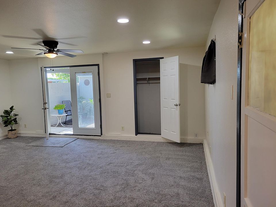 main room and front door, closet on right.