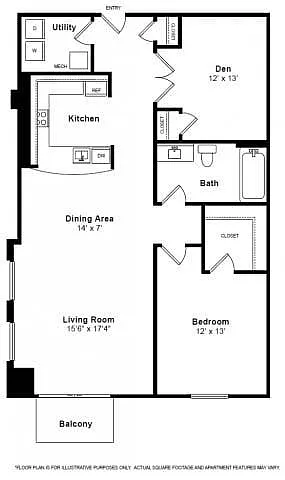 Floor plan Delancy - With Flex Space