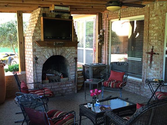 Outside Fireplace Seating